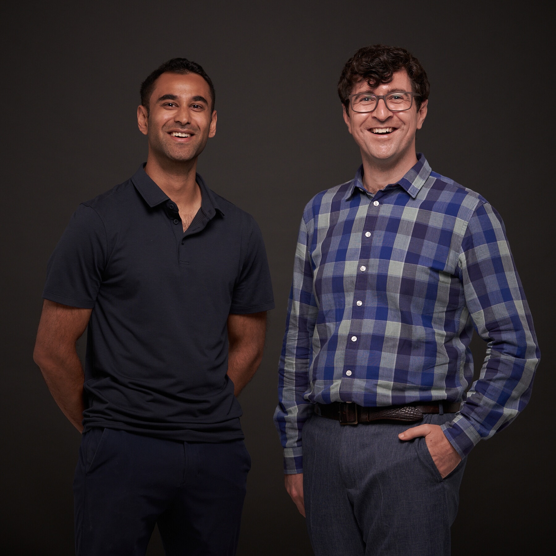 Karan Mehta CEO and Chris Bracegirdle CTO Bluezone Insurtech Gateway portfolio