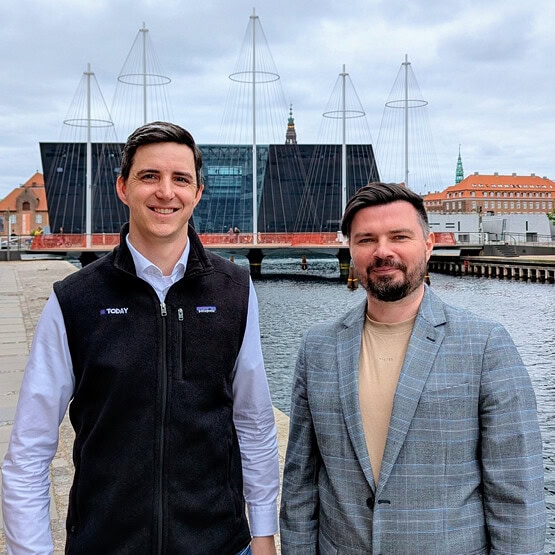 TODAY founders Michael Gackstatter (CEO) and Artem Demchenkov (CTO)